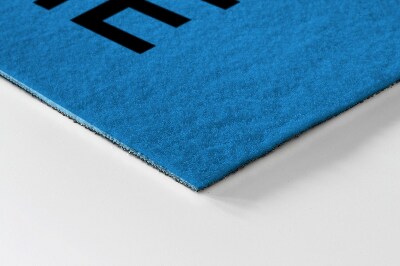 Paillasson extérieur Bienvenue au revoir