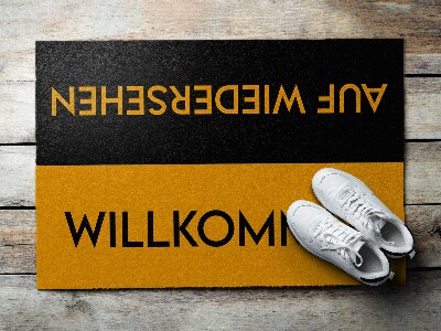 Paillasson extérieur Bienvenue au revoir