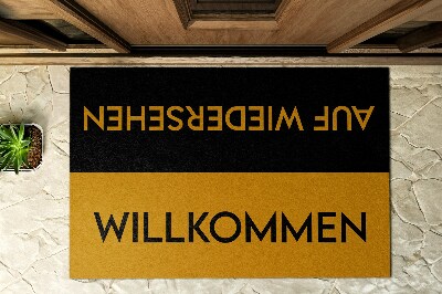 Paillasson extérieur Bienvenue au revoir