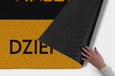 Paillasson extérieur Bonjour