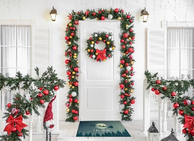 Paillasson extérieur Le traîneau du père noël