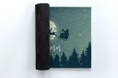 Paillasson extérieur Le traîneau du père noël