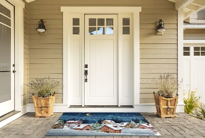 Paillasson extérieur Célébration d'hiver