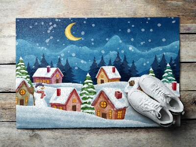 Paillasson extérieur Célébration d'hiver