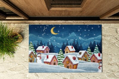 Paillasson extérieur Célébration d'hiver