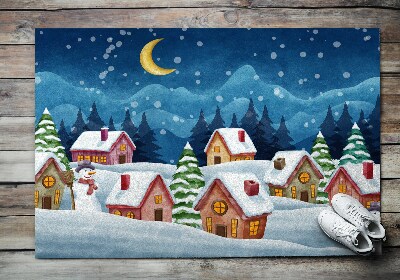 Paillasson extérieur Célébration d'hiver
