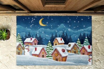Paillasson extérieur Célébration d'hiver