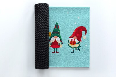 Paillasson extérieur Les elfes de noël