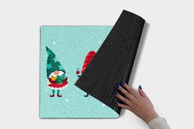 Paillasson extérieur Les elfes de noël