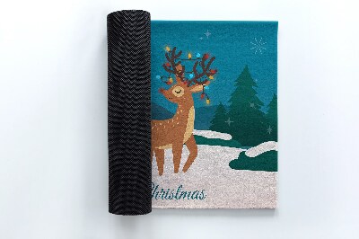 Paillasson extérieur Renne de noël