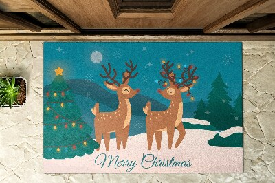 Paillasson extérieur Renne de noël