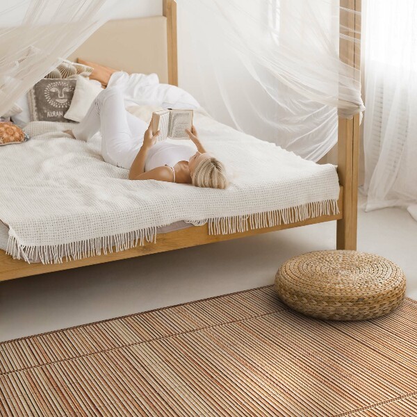 Tapis vinyle à motifs nature 