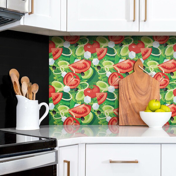 Panneaux muraux en PVC avec motifs alimentaires et boissons