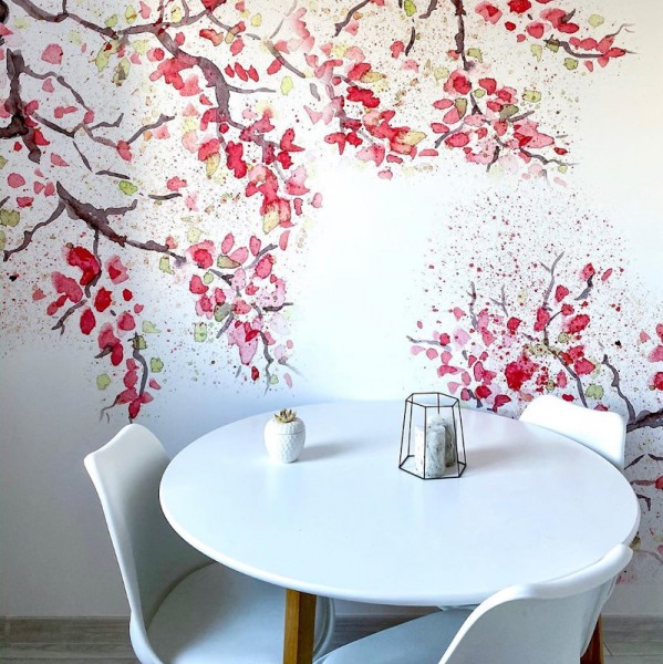 Papiers peints fleurs de cerisier 
