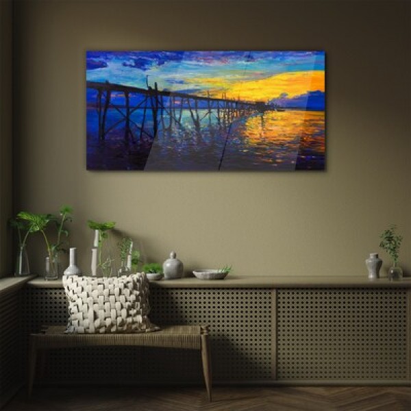 Tableaux en verre - nuages 