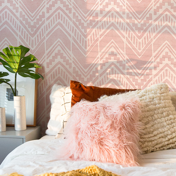 Papiers peints en chevrons 