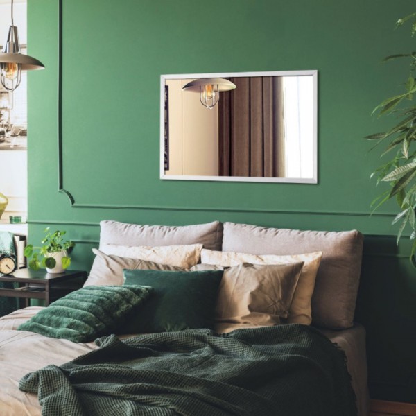 Miroirs à cadre blanc 