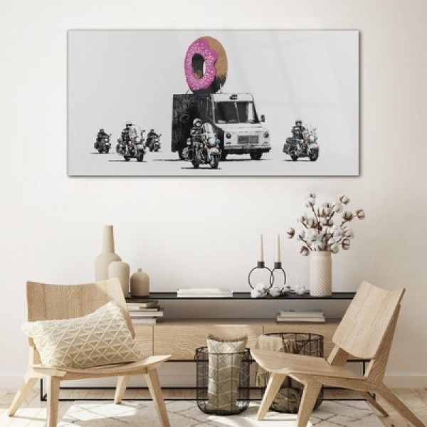 Tableaux en verre - Banksy 