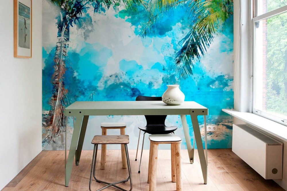 papier peint avec des paysages