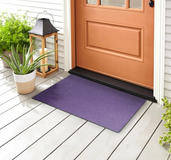 Tapis d’entrée extérieurs unis 