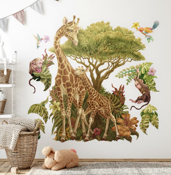 Stickers muraux avec des animaux