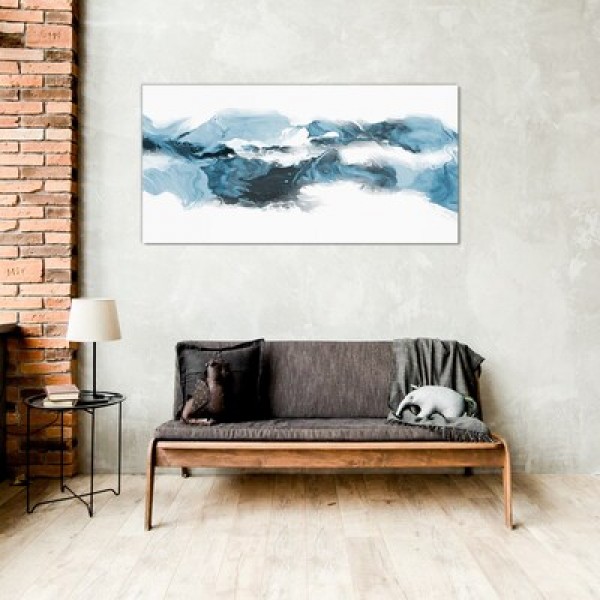 Tableaux en verre - montagnes 