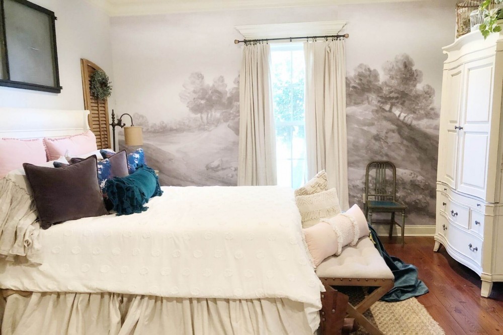 peinture murale avec vue