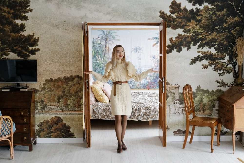 papier peint pour un mur du salon