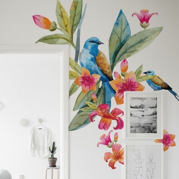 Stickers muraux oiseaux