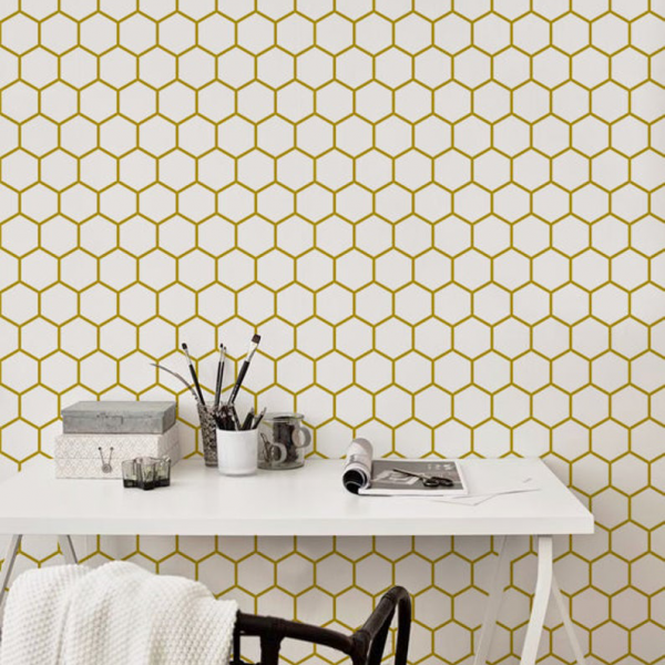 Papiers peints nid d’abeille