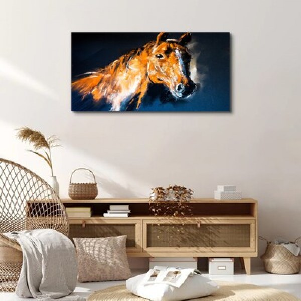 Tableaux en toile avec des chevaux 