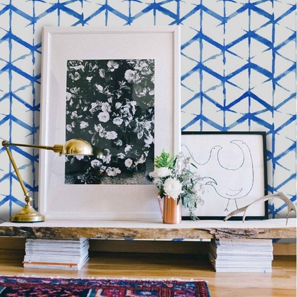 Papiers peints à motifs zigzag 